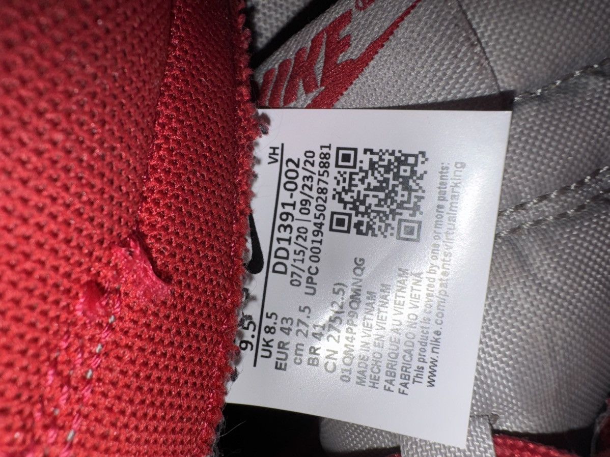 Nike Nike dunk unc Size US 9.5 / EU 42-43 - 6 Thumbnail