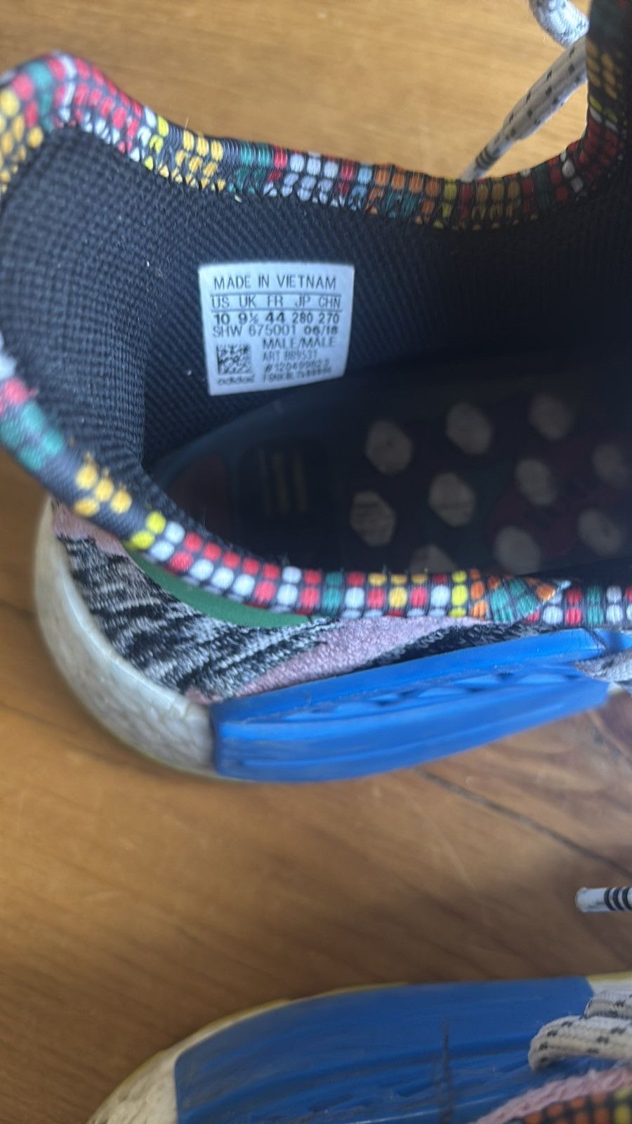 Adidas × Pharrell Adidas Pharrell Williams Solar Hu NMD MOTH3R L4ND Size 10 Size US 10 / EU 43 - 6 Thumbnail