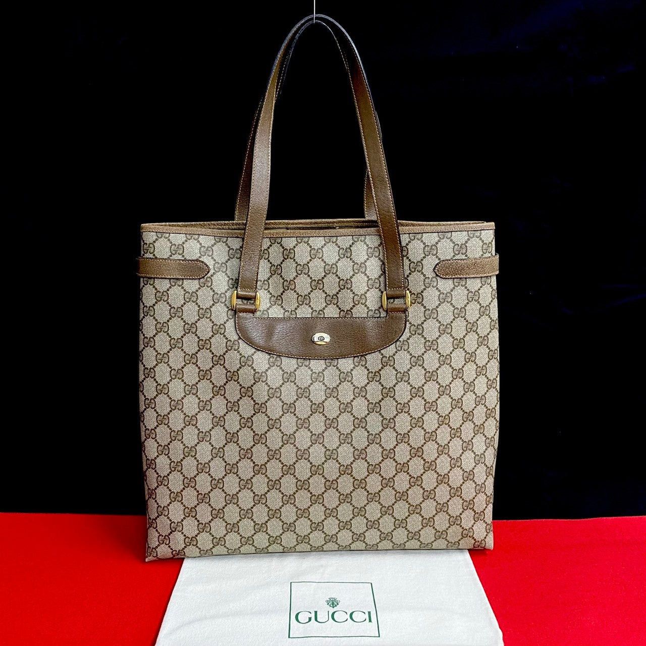 Gucci Gucci Tote Bag Brown Leather Size ONE SIZE - 1 Thumbnail