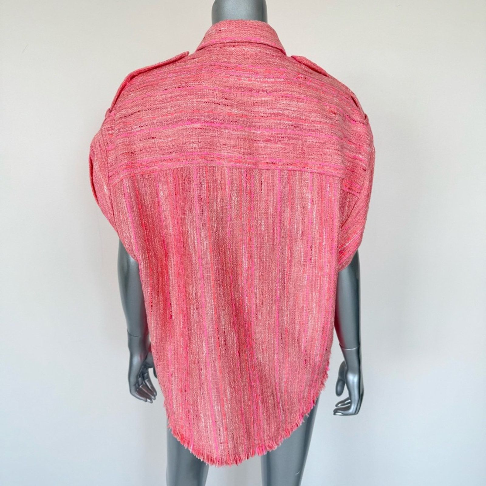 Iro NWT!!! IRO Paris tweed shirt/jacket size 34FR or 4US 495$ Size S / US 4 / IT 40 - 4 Thumbnail