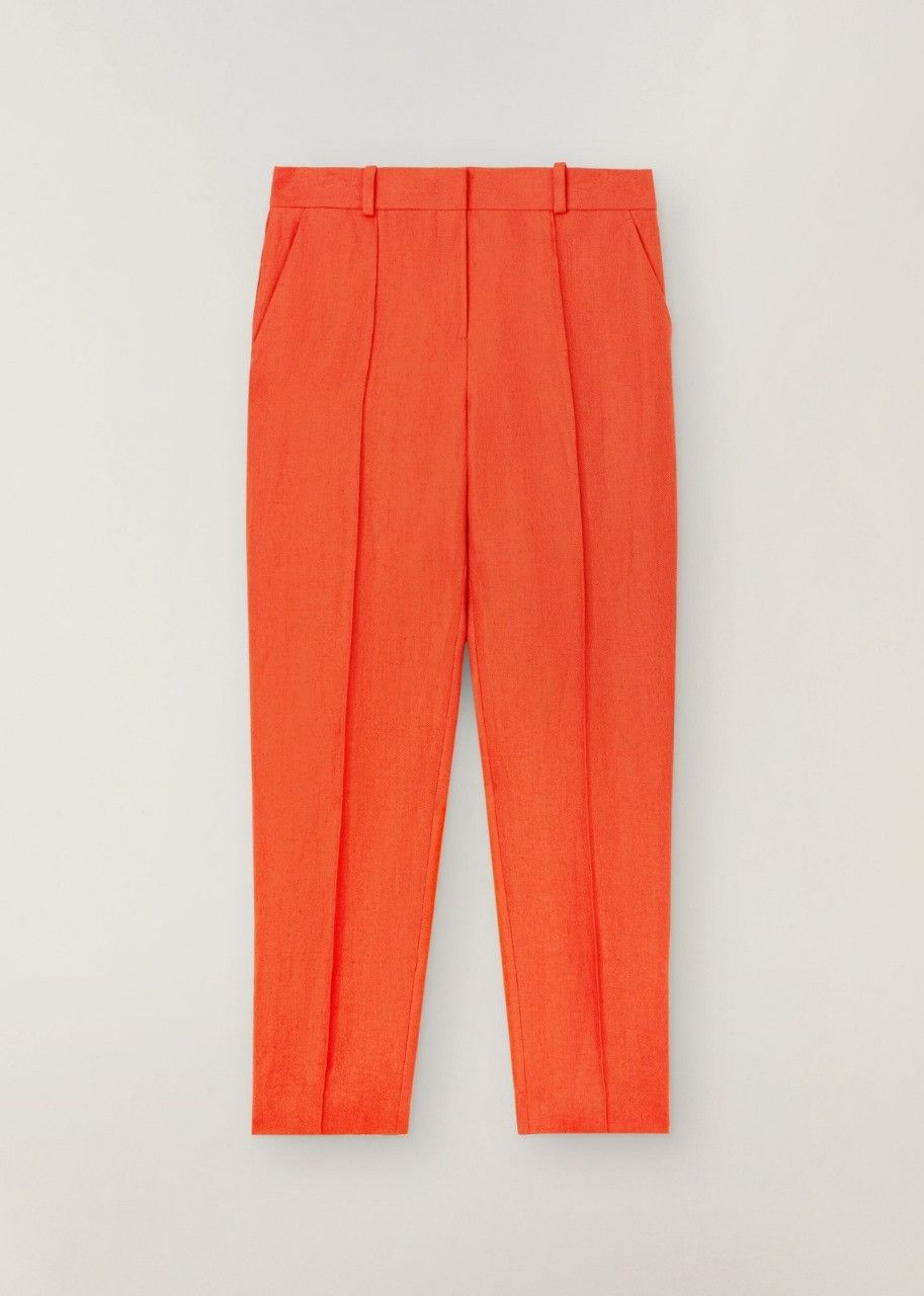 image of Loro Piana O1Srvl11E0424 Trouser In Orange, Women's (Size 36)