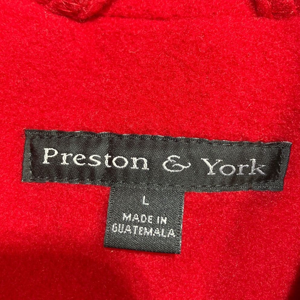 Preston & York Preston & York Cherry Red Wool Blend Peacoat Trench Coat L Size L / US 10 / IT 46 - 3 Thumbnail