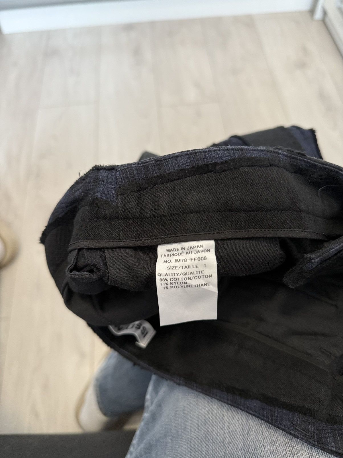 Issey Miyake F/W 2017 ISSEY MIYAKE VERTICAL STRIPES SLIGHTLY FLARED PANTS Size 27" / US 4 / IT 40 - 8 Thumbnail