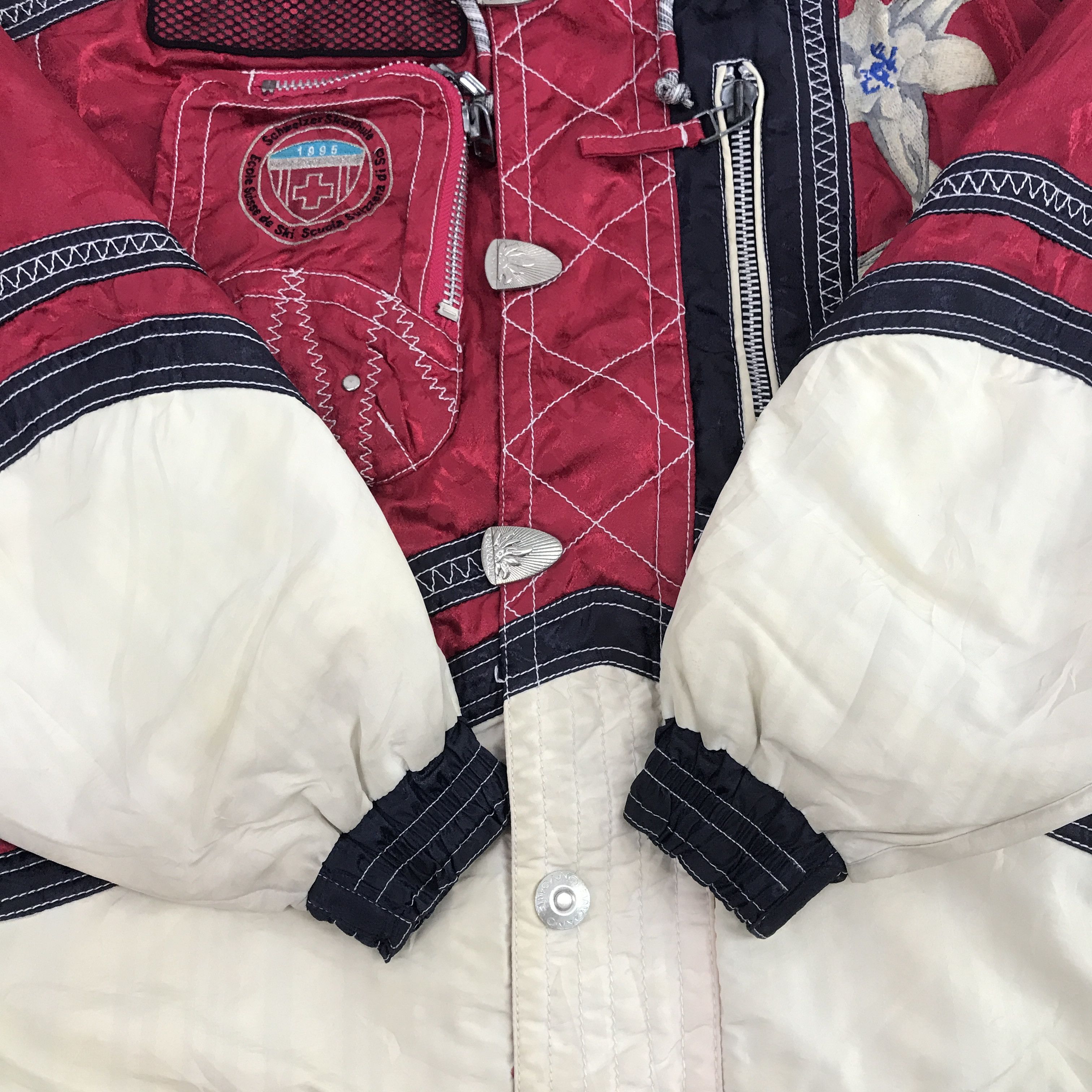 Japanese Brand × Ski-Doo × Vintage Vintage Schweizer skichule Rare Design ski Jacket Size US L / EU 52-54 / 3 - 8 Thumbnail