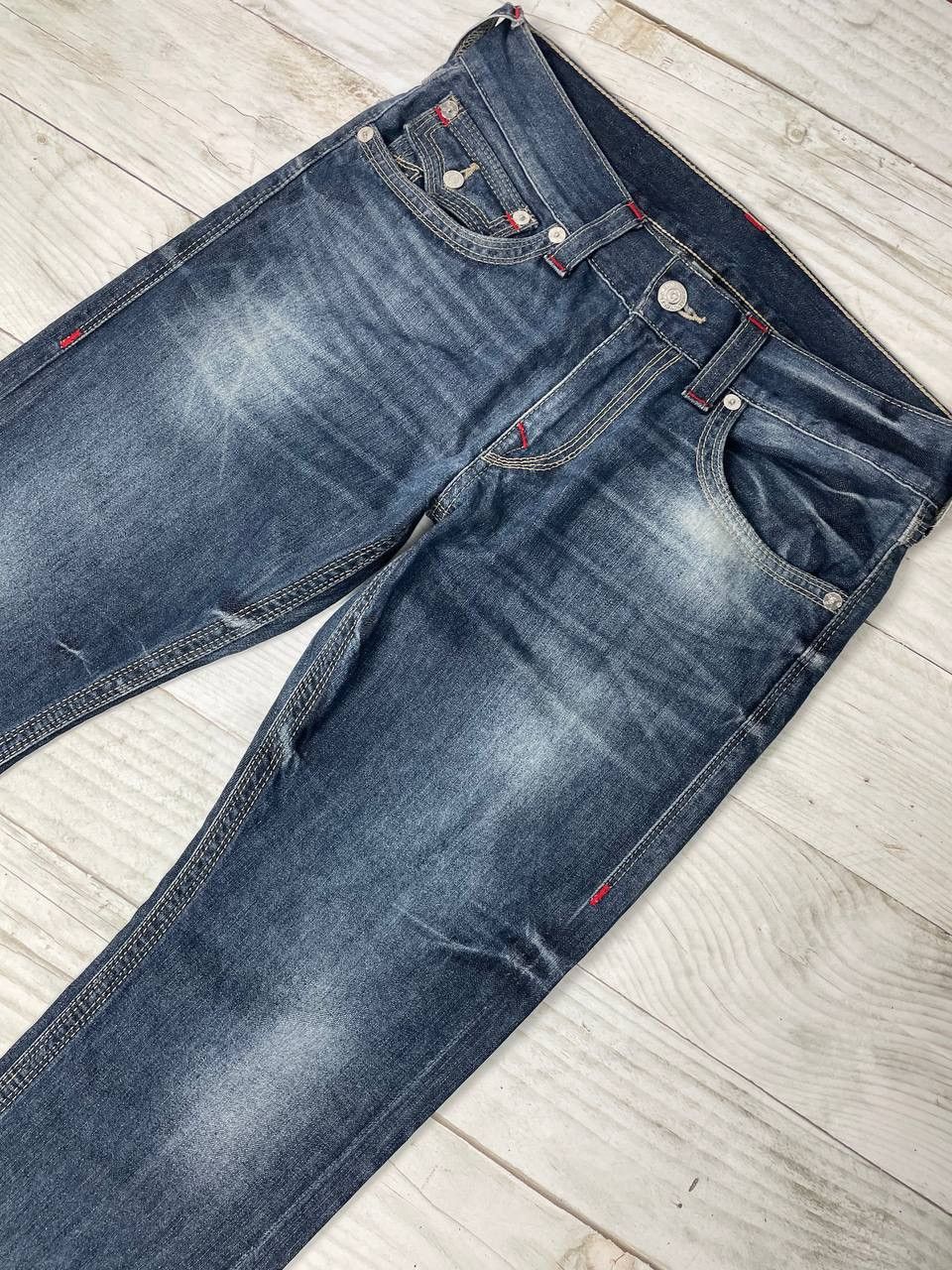 True Religion Vintage True Religion Baggy Straight Denim Jeans Japan Y2K Size US 31 - 3 Thumbnail