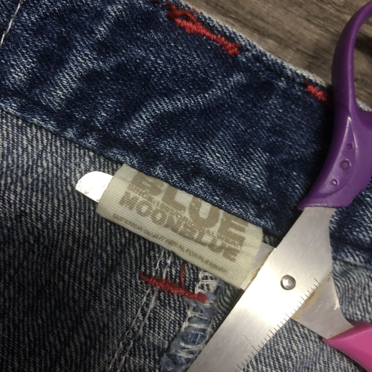 Japanese Brand BLUE MOON BLUE DENIM JEANS Size US 30 / EU 46 - 22 Thumbnail