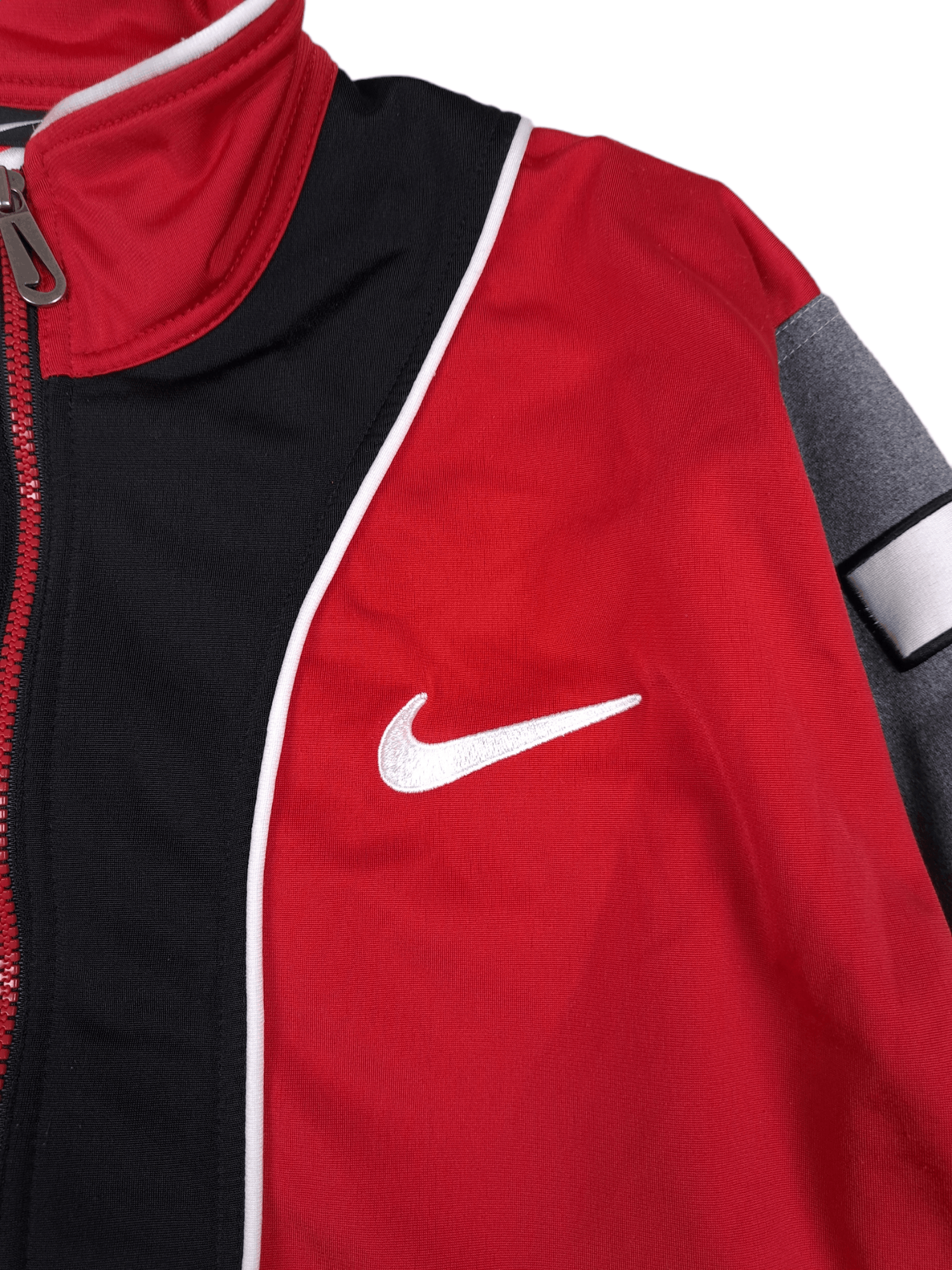 Nike × Vintage 💎 80's White Tag Spell out Full Zip Sweatshirt Hoodie y2k Size US S / EU 44-46 / 1 - 6 Thumbnail