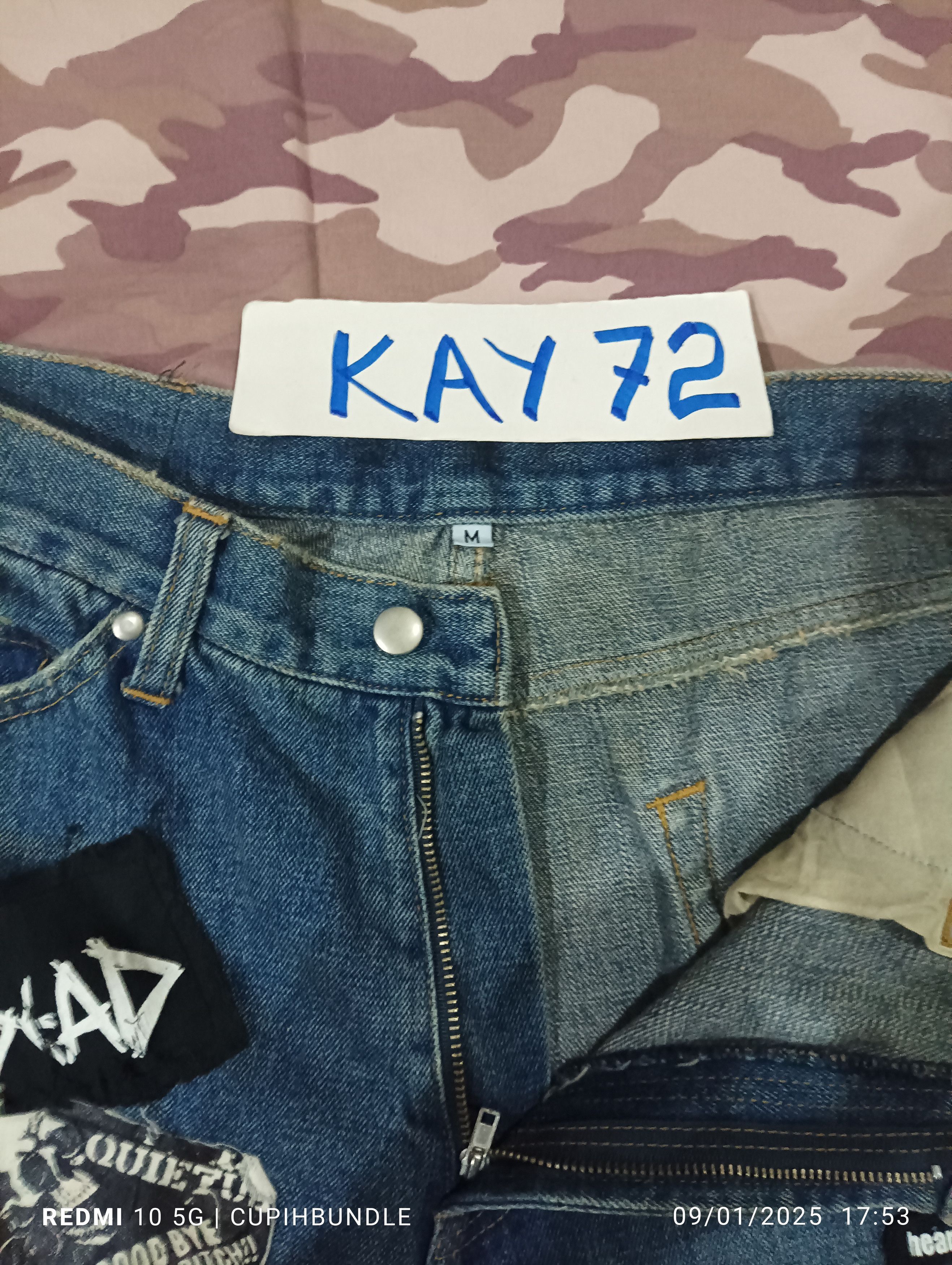 Japanese Brand SEX POT REVENGE DENIM JEANS Size US 32 / EU 48 - 13 Thumbnail
