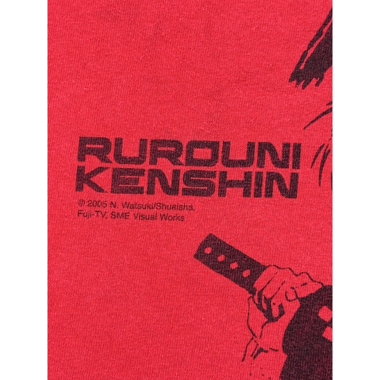 Other Rurouni Kenshin Shirt Sz M Red Samurai Anime Graphic Y2K Tee Size US M / EU 48-50 / 2 - 5 Thumbnail