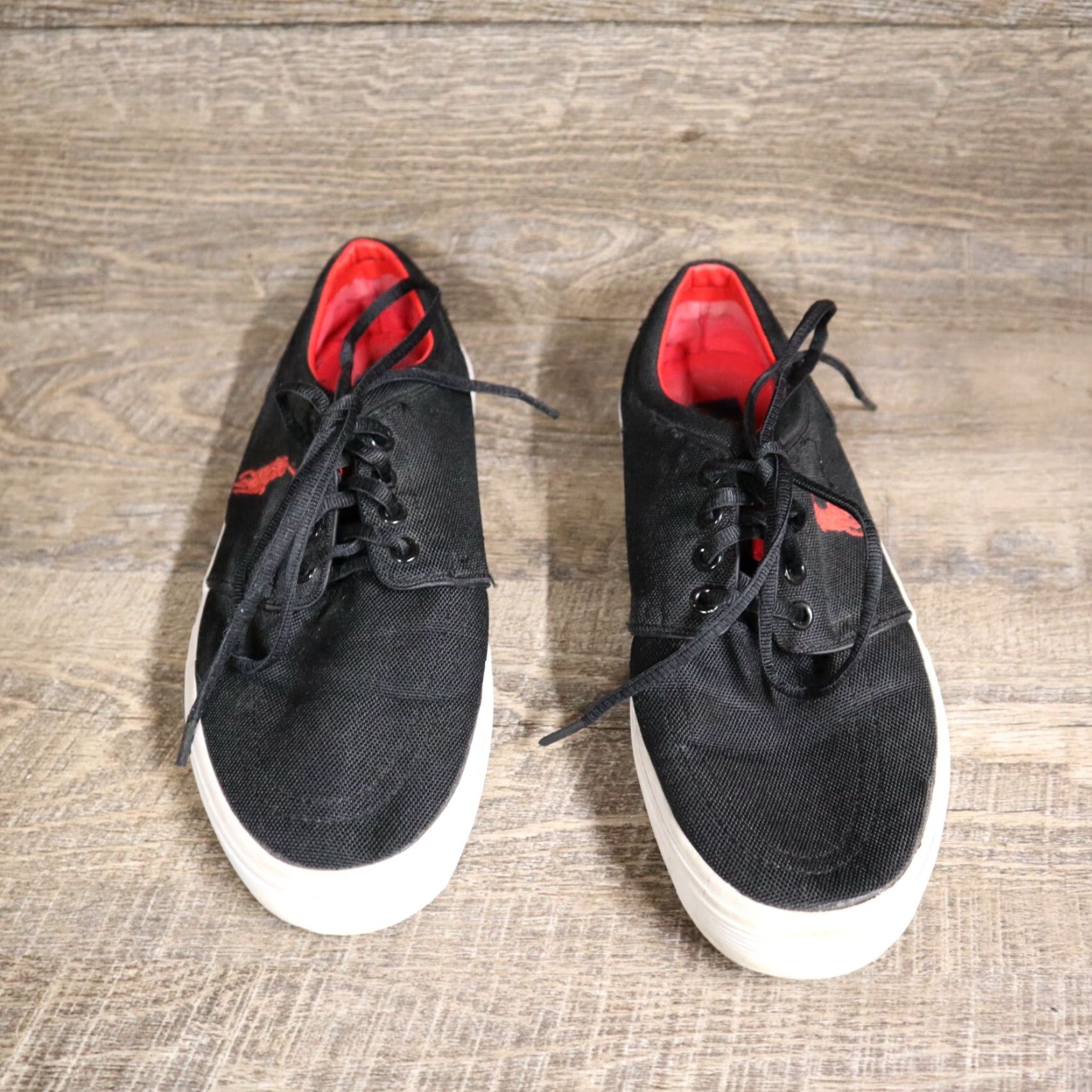Polo Ralph Lauren Polo Ralph Lauren Faxon Sneakers Men 7.5 Black Canvas Casual Shoes Size US M / EU 48-50 / 2 - 3 Thumbnail