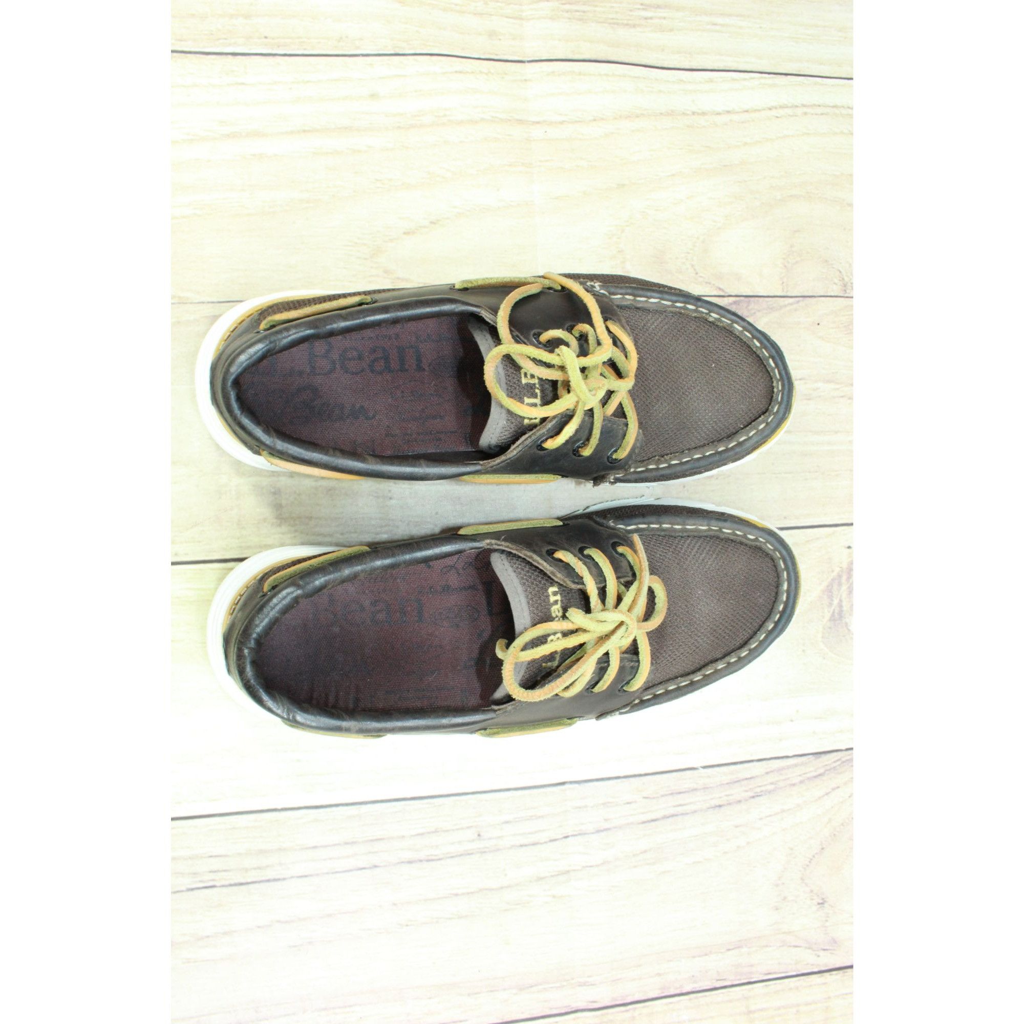 L.L. Bean LL Bean Kennebec Brown Mesh Boat Shoes Men's Size 9.5 M Size US 9.5 / EU 42-43 - 7 Thumbnail