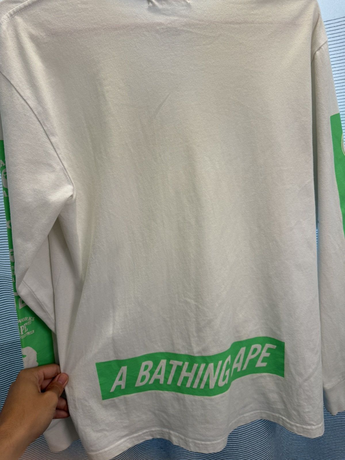 Bape Multi Logo L/S Tee Size US M / EU 48-50 / 2 - 2 Thumbnail