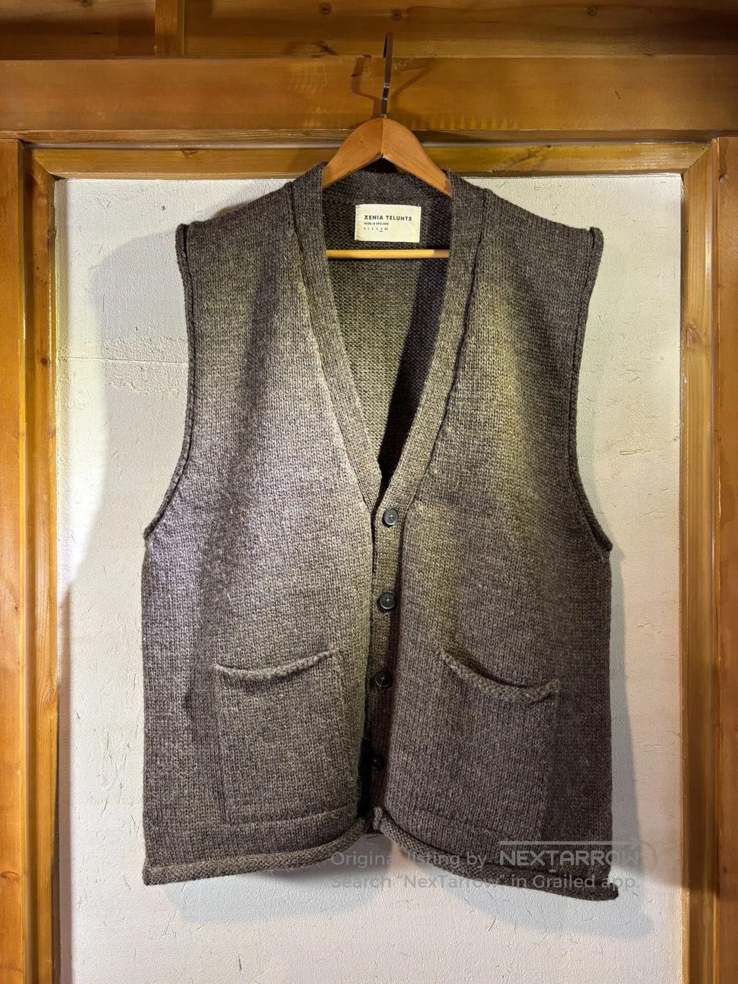 XENIA TELUNTS XENIA TELUNTS British Oversized Sweater Vest. Size US XL / EU 56 / 4 - 1 Thumbnail