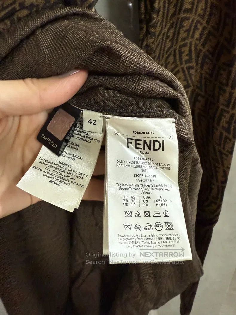 Fendi Fendi Dress Size S / US 4 / IT 40 - 3 Thumbnail
