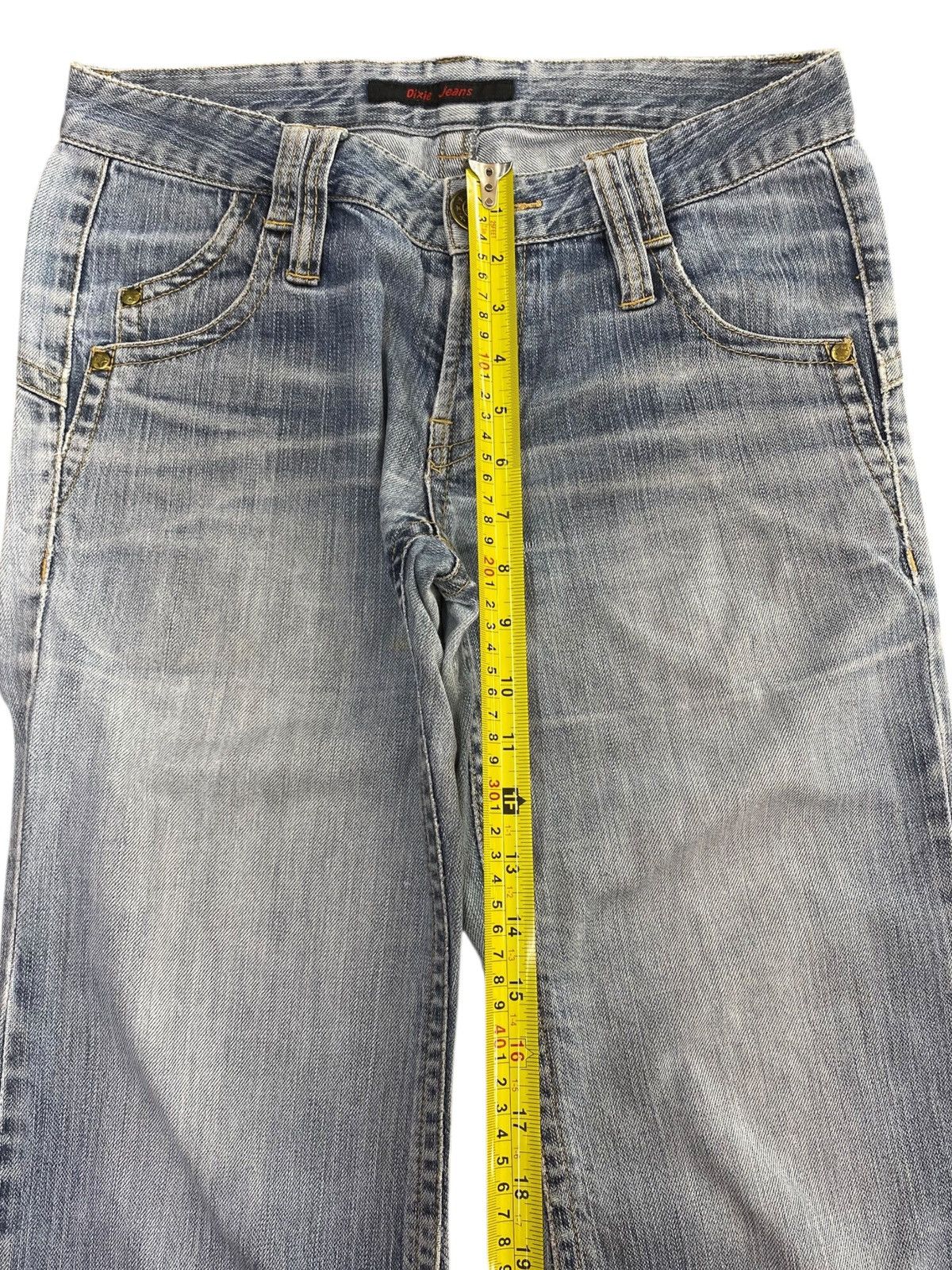Japanese Brand Japanese Brand Faded Wash Whiskers Style Flare Jeans Size US 30 / EU 46 - 6 Thumbnail