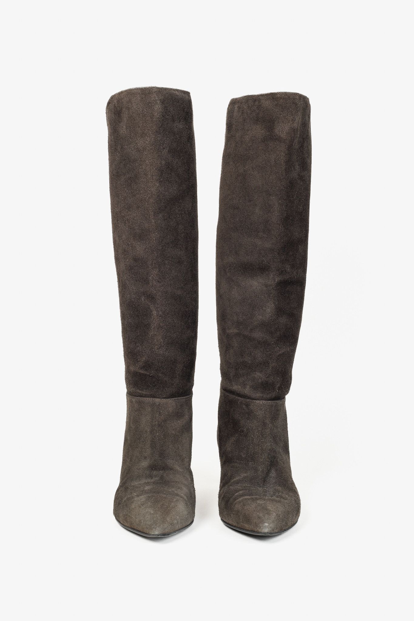 Aquatalia Aquatalia Macey Pointed-Toe Weatherproof Suede Boots Size US 8 / IT 38 - 2 Thumbnail