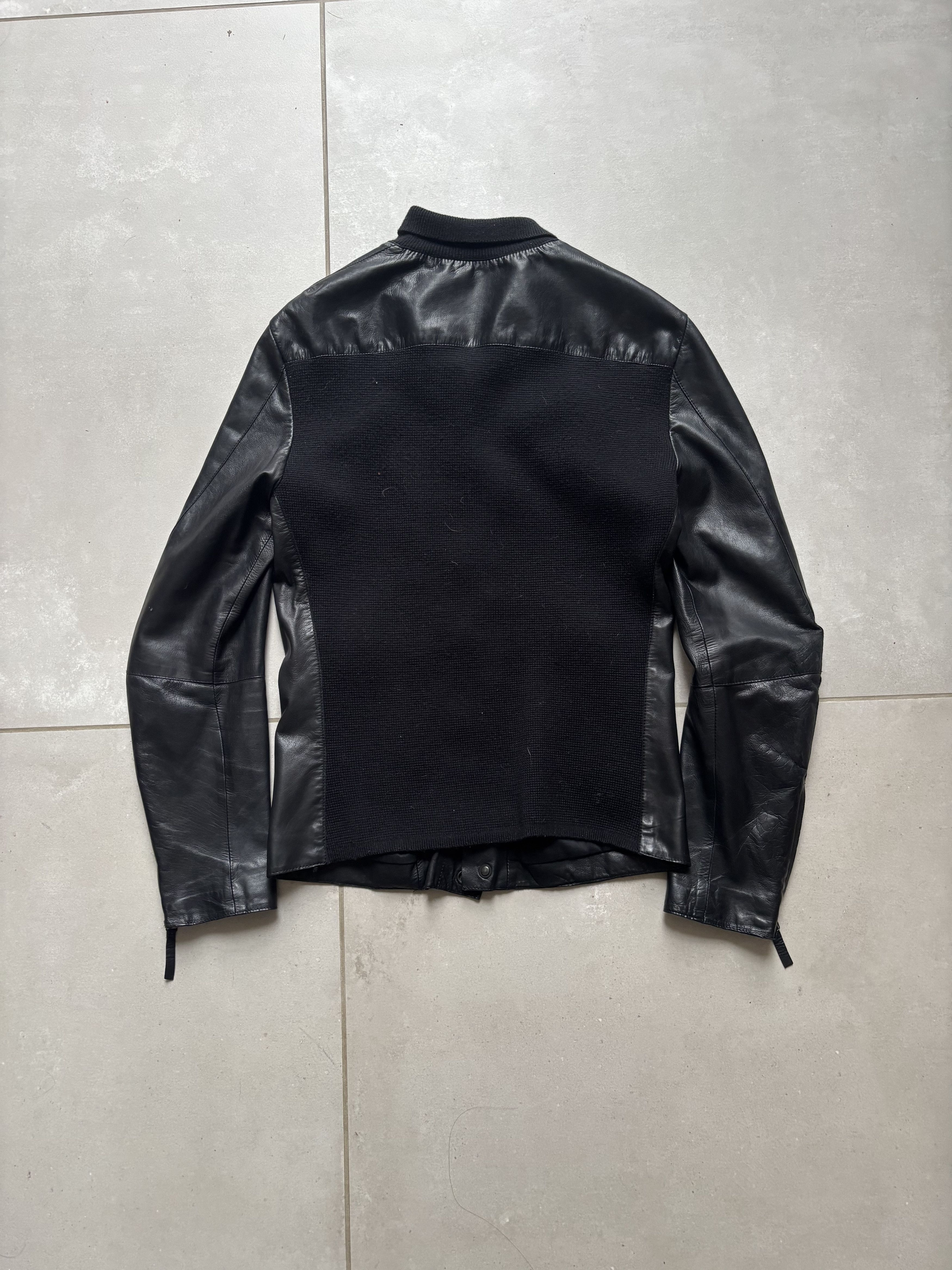 Emporio Armani FW12 Armani Nappa Leather Jacket Size US S / EU 44-46 / 1 - 2 Thumbnail