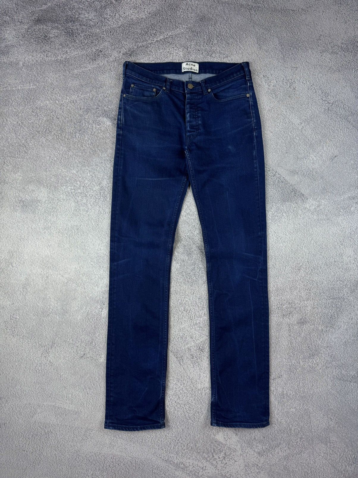 Acne Studios ACNE STUDIOS Roc Manhattan Blue Slim Jeans Size US 32 / EU 48 - 1 Thumbnail