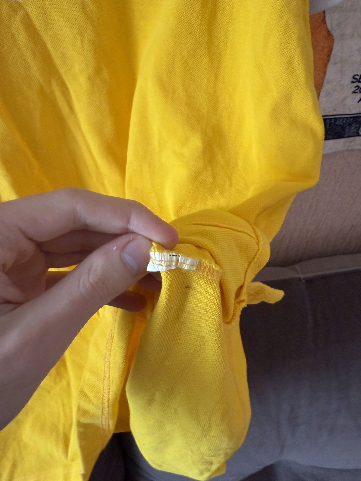 Polo Ralph Lauren Vintage Polo Ralph Lauren Yellow Polo Shirt Size US M / EU 48-50 / 2 - 9 Thumbnail