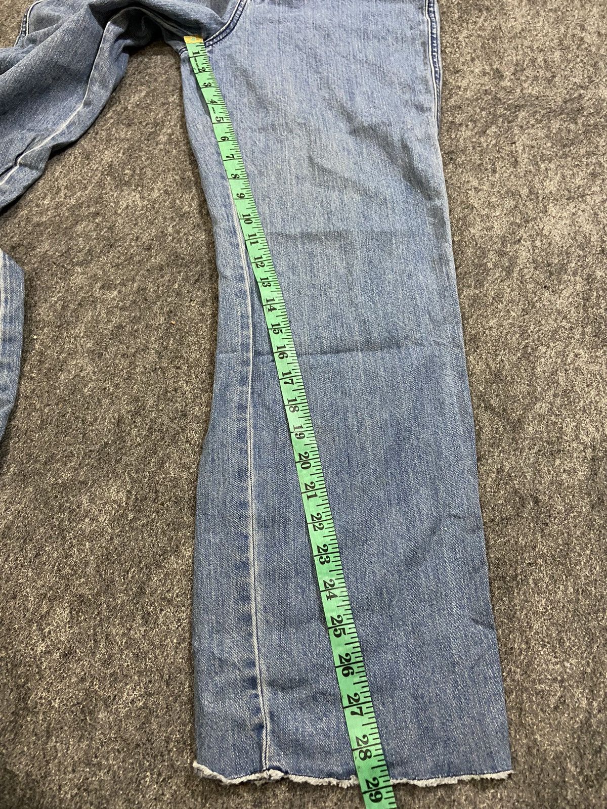 Hysteric Glamour × If Six Was Nine × Le Grande Bleu (L.G.B.) Vintage Y2K GU girls' denim pants with straps at the back Size 25" / US 0 / IT 36 - 12 Thumbnail