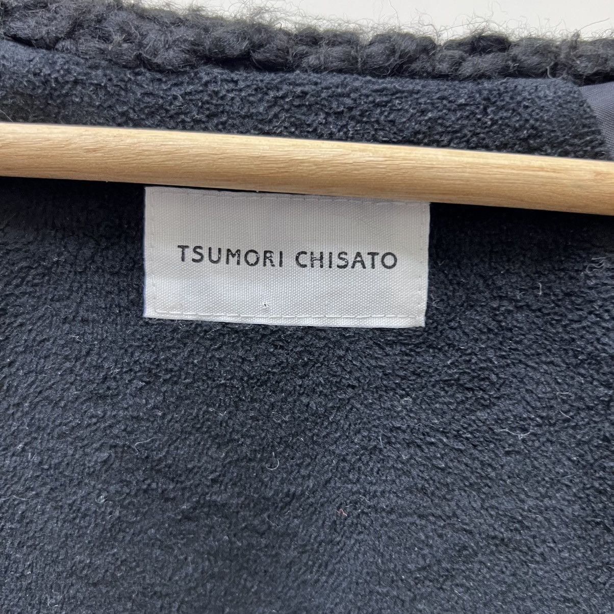 Issey Miyake Tsumori Chisato Knit Black Hoodie Avant Garde Oversized Size M / US 6-8 / IT 42-44 - 7 Thumbnail