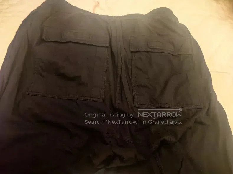 Rick Owens Drkshdw RICK OWENS DRKSHDW Black Cargo Pants. Size US 36 / EU 52 - 3 Thumbnail
