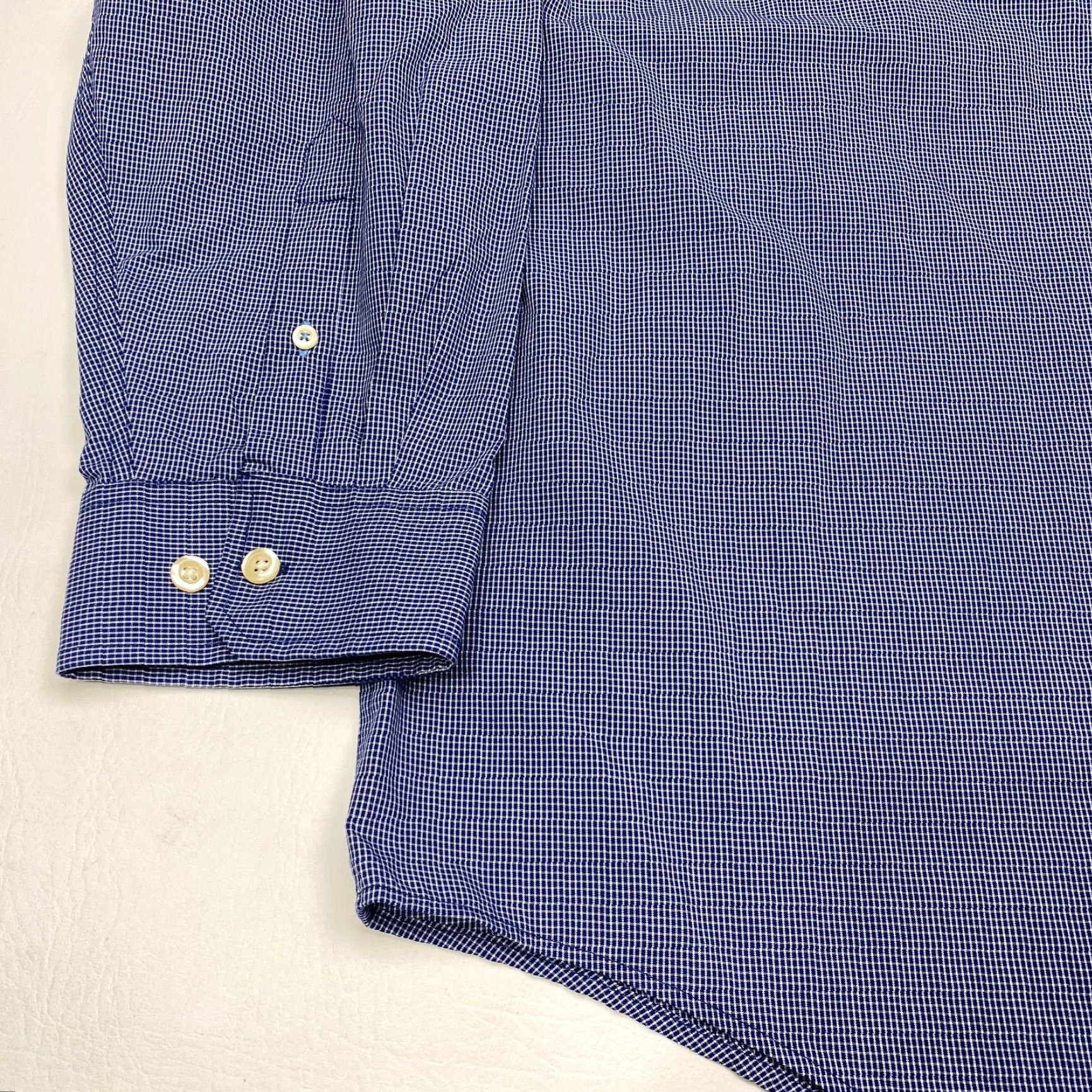 Izod IZOD Advantage Performance Shirt Mens 4XL Blue Check Shirt Wrinkle Free Stretch NWT Size US XXL / EU 58 / 5 - 3 Thumbnail