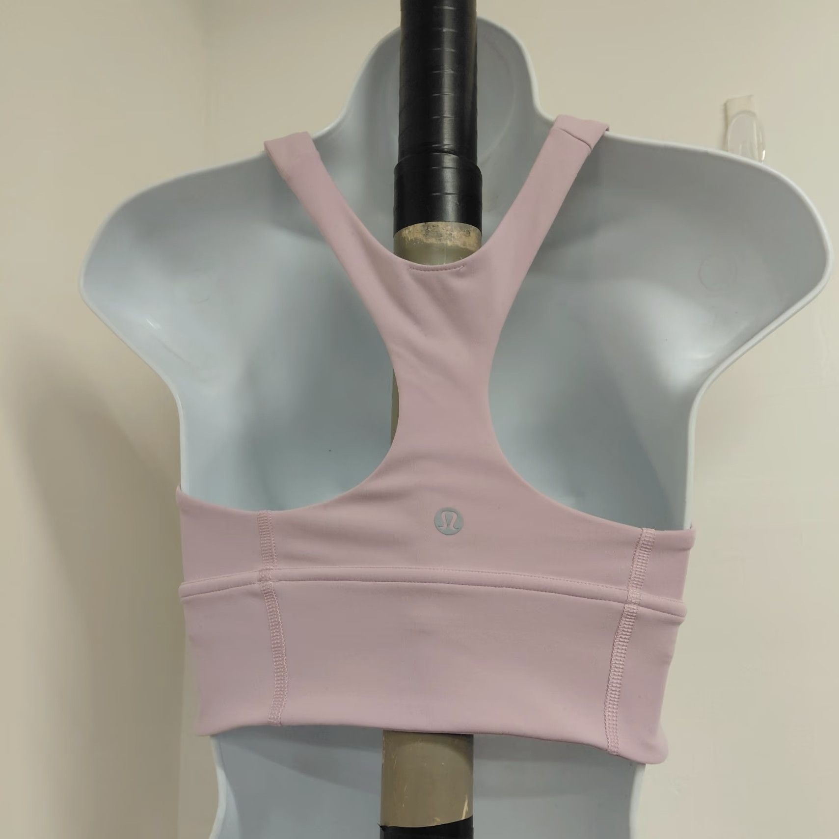Lululemon Lululemon Wunder Train Longline Bra Womens Size 6 Dew Pink B/C Cup Sport Athletic Training Racerback Womens Size ONE SIZE - 2 Thumbnail