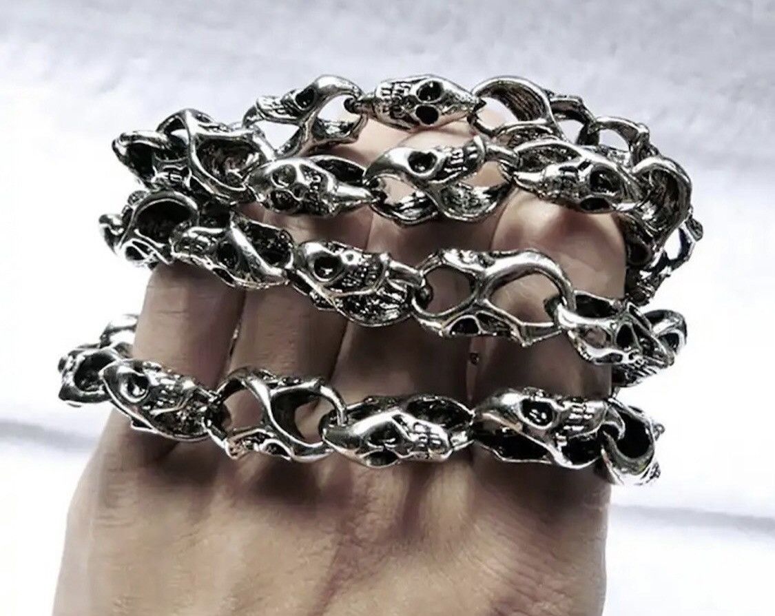 Jewelry Skull Connection Metal Pants Chain Size ONE SIZE - 3 Thumbnail