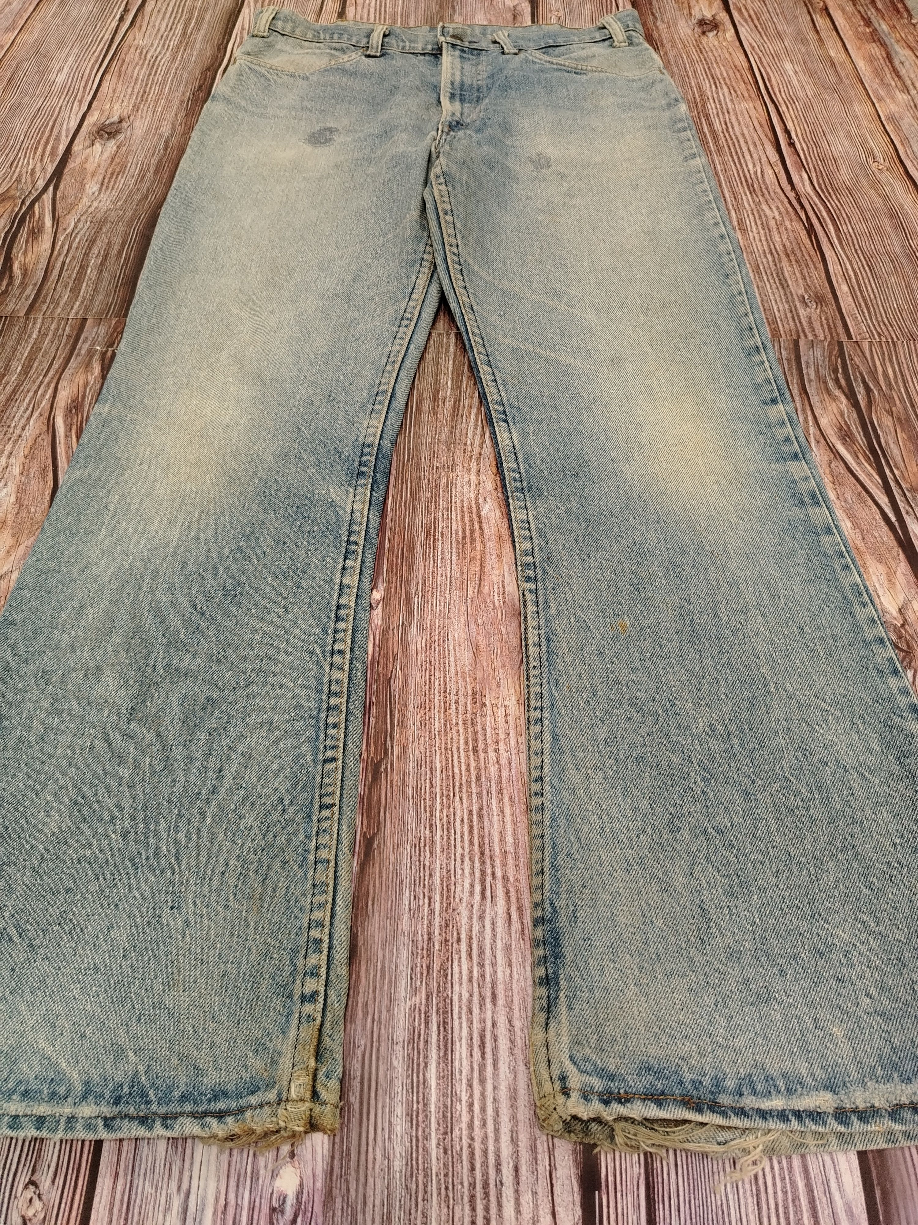 Levi's Levis 646 Jeans Flare Bell Bottom Bootcut Vintage Size US 33 - 2 Thumbnail