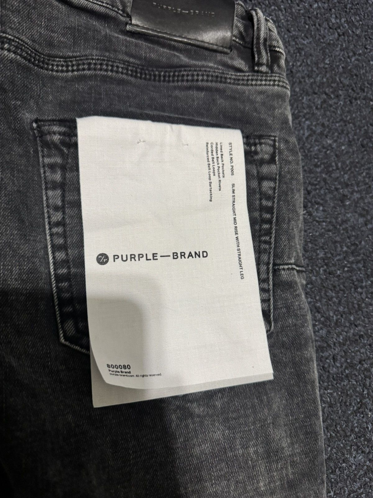 Purple Brand Purple P005 Faded Black Jeans Size US 30 / EU 46 - 4 Thumbnail