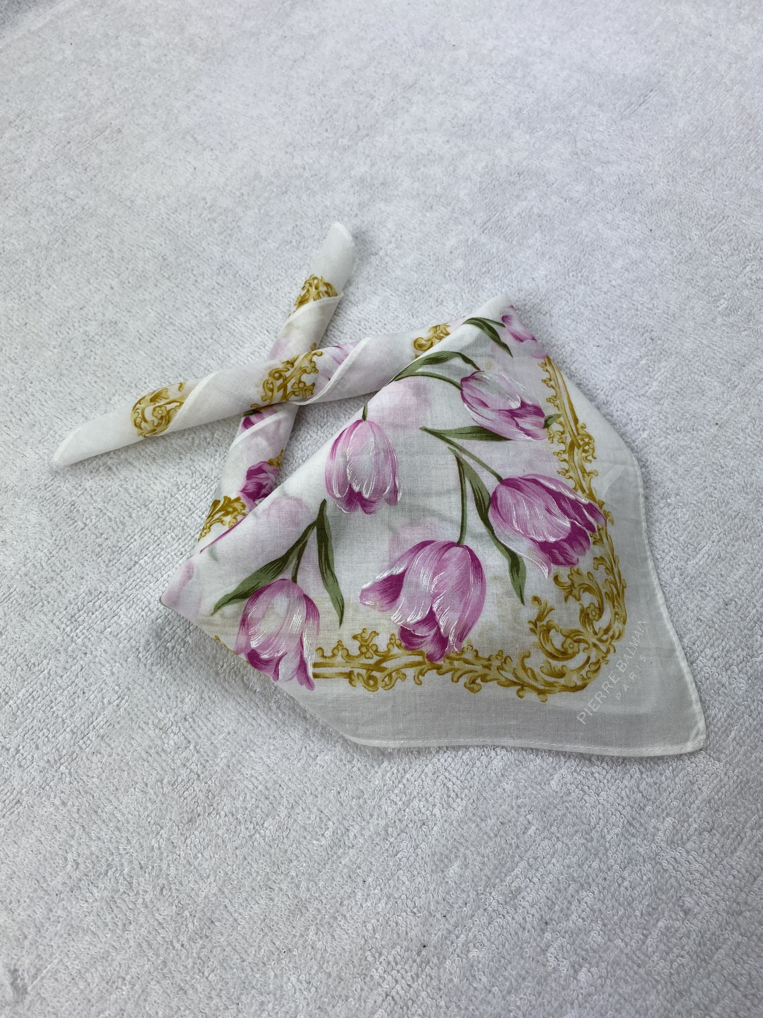 Pierre Balmain × Vintage Pierre Balmain Handkerchief / Bandana / Neckerchief Size ONE SIZE - 1 Thumbnail