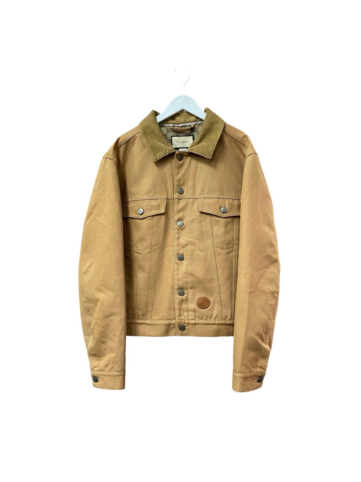 Gucci Gucci GG denim jacquard jacket Size US L / EU 52-54 / 3 - 1 Thumbnail