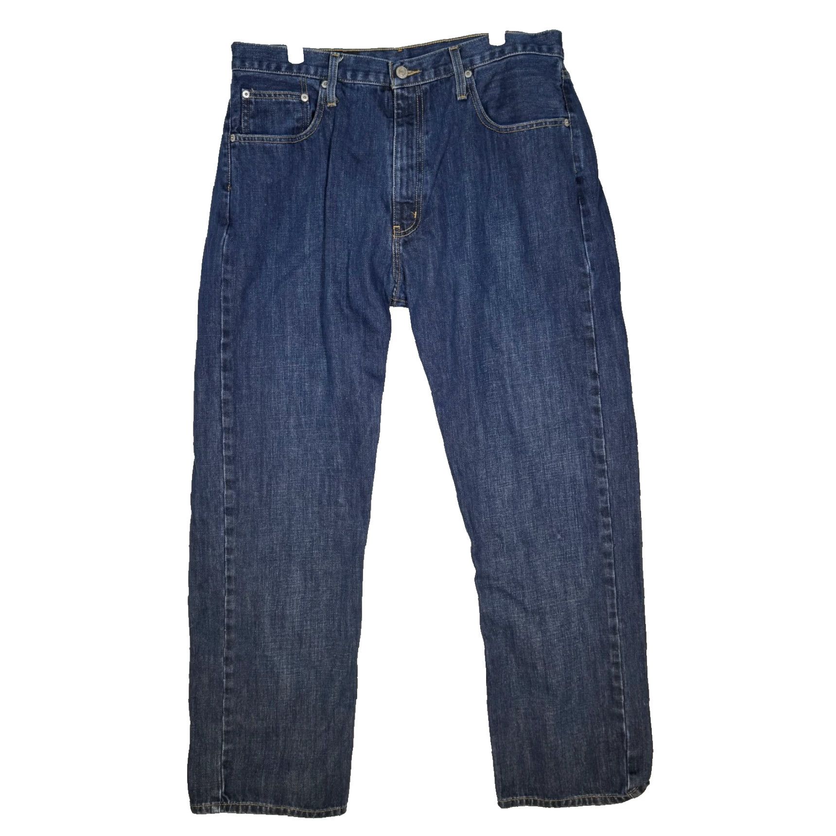 Polo Ralph Lauren Ralph Lauren Polo Jeans Mens 36 X 32 Blue Denim High-Rise Straight Leg Jeans Vintage No Size US M / EU 48-50 / 2 - 2 Thumbnail