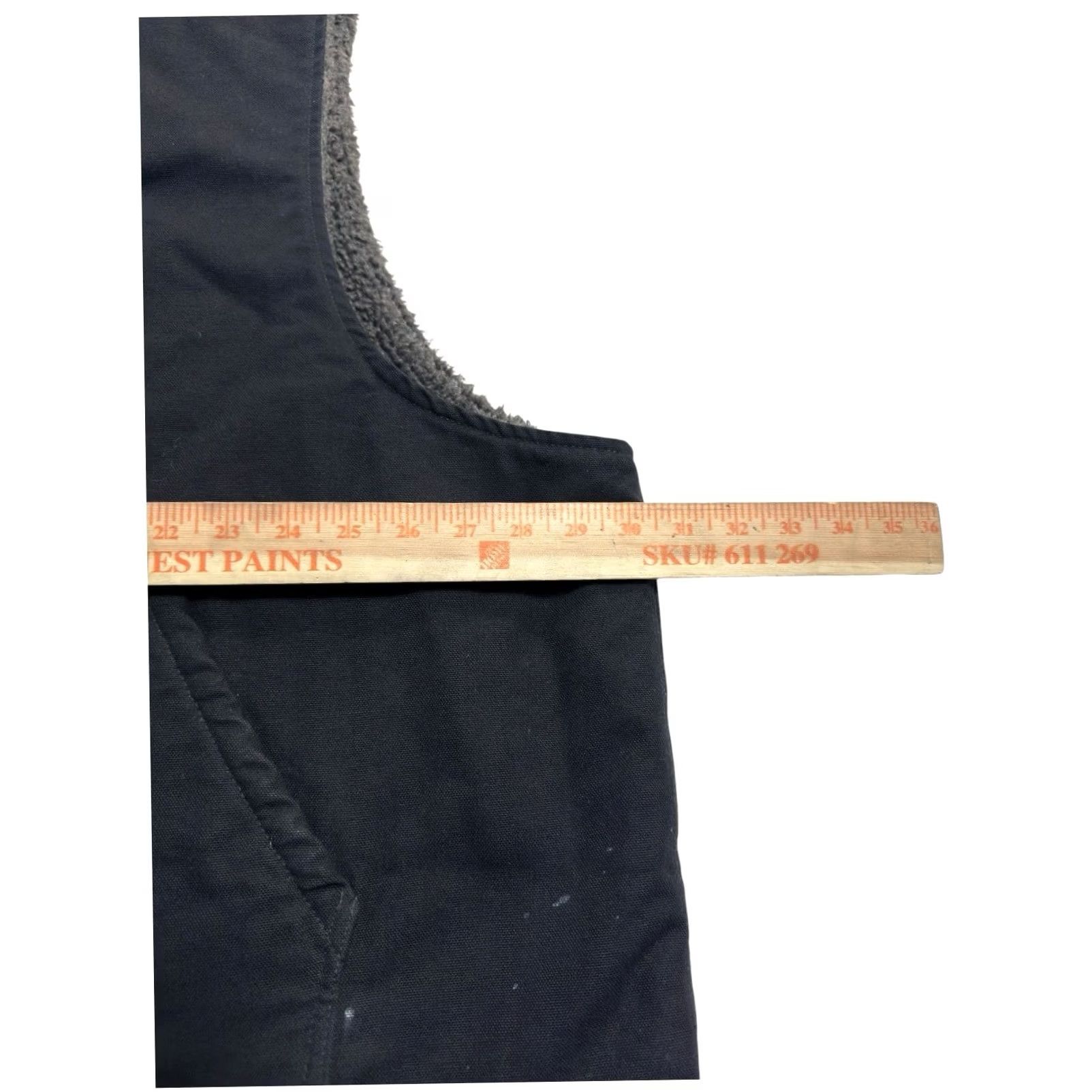 Carhartt Carhartt Vest Mens Size 3XL Black Canvas Sherpa Lined Size US XXL / EU 58 / 5 - 5 Thumbnail