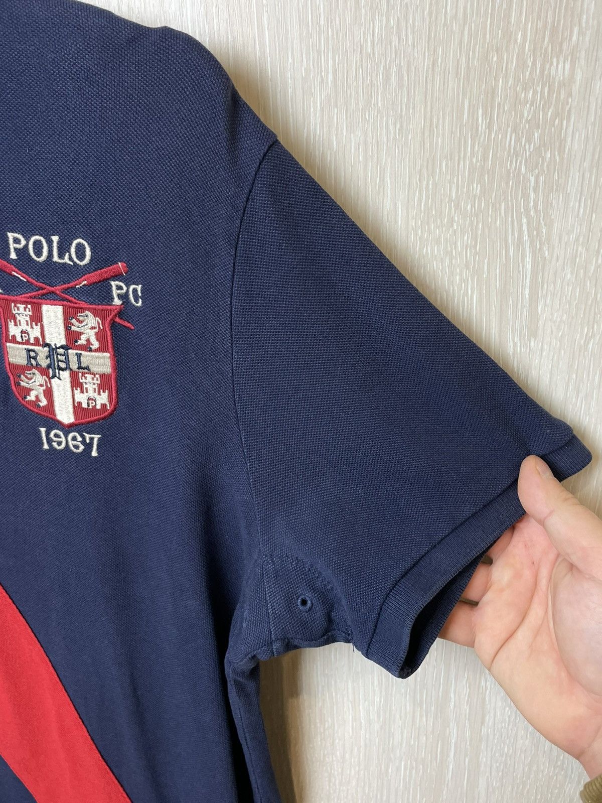 Polo Ralph Lauren Polo Ralph Lauren Polo Rugby Crest 3 Applique 1967 Size US L / EU 52-54 / 3 - 4 Thumbnail
