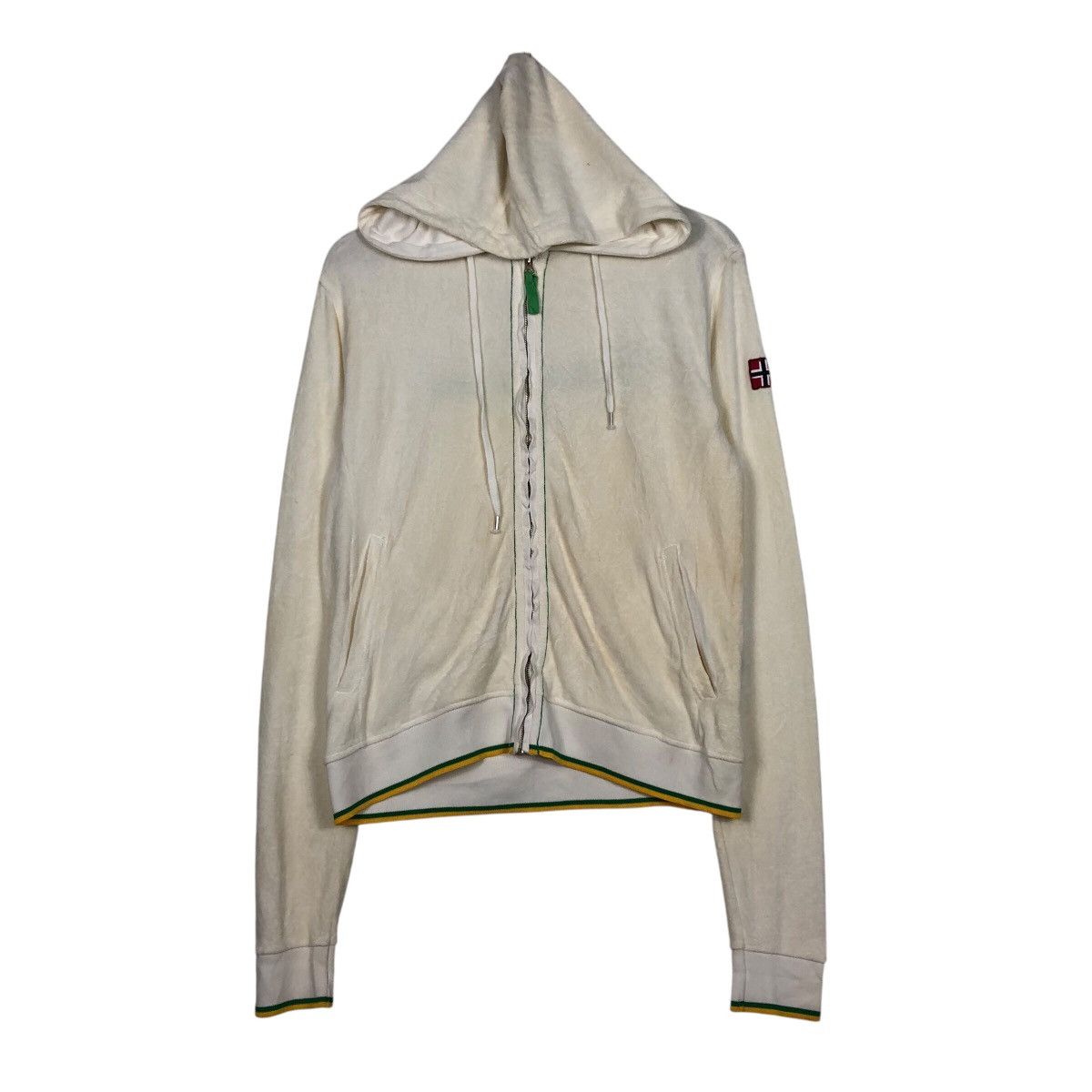 Japanese Brand × Napapijri 📌Vintage Zipper Sweater Jacket Napapijri Big Logo Size US L / EU 52-54 / 3 - 2 Thumbnail