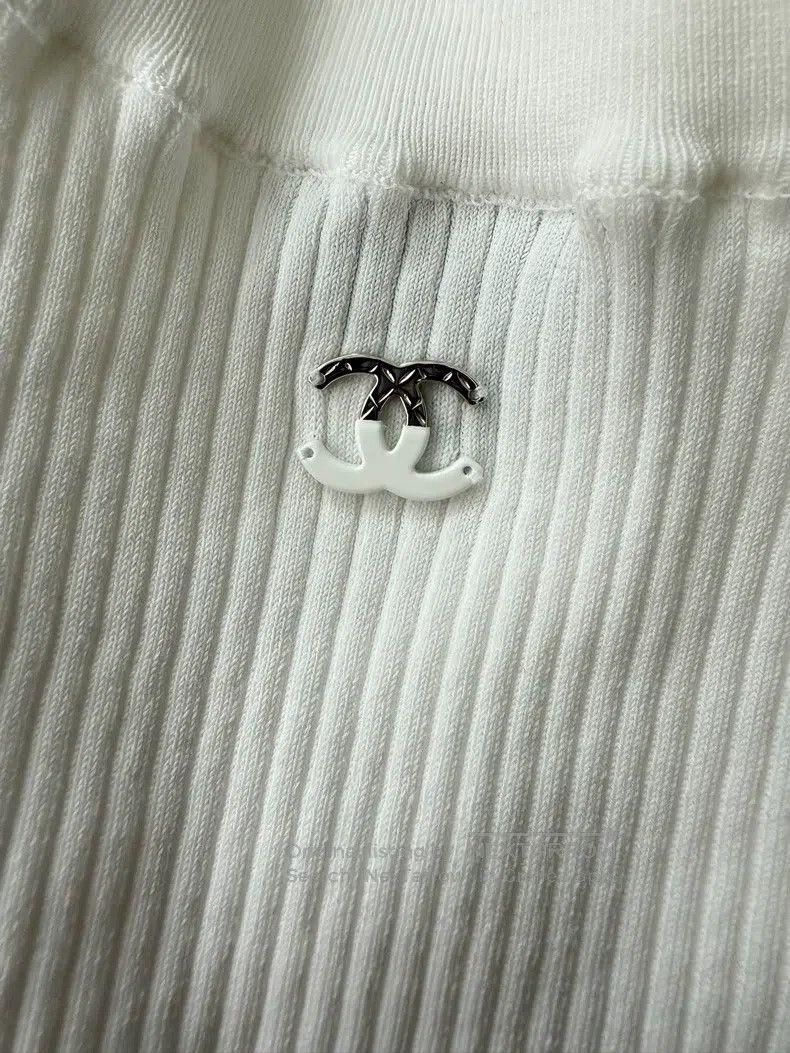 Chanel White love short sleeves