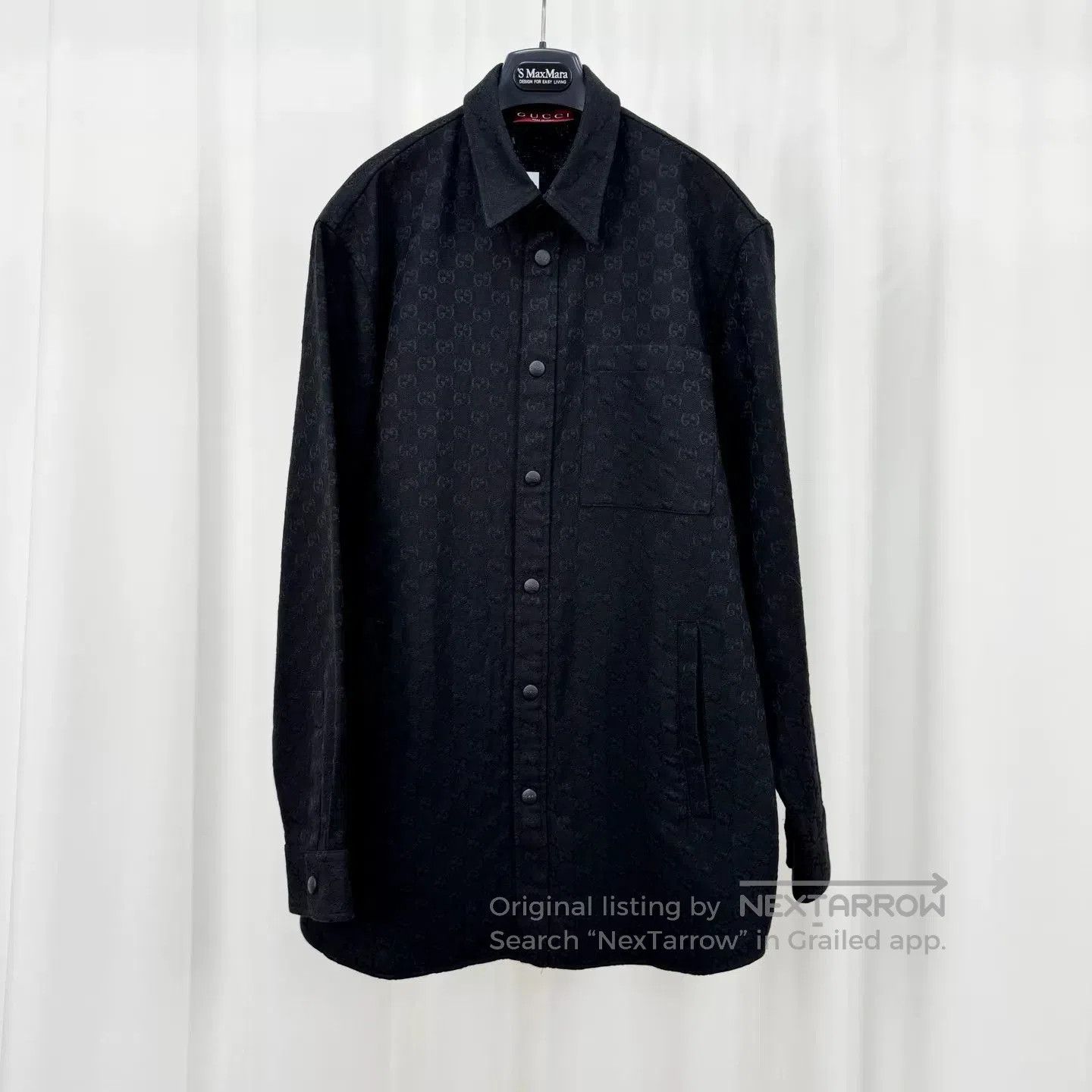 Gucci gucci black denim graphic shirt jacket. Size US L / EU 52-54 / 3 - 1 Thumbnail