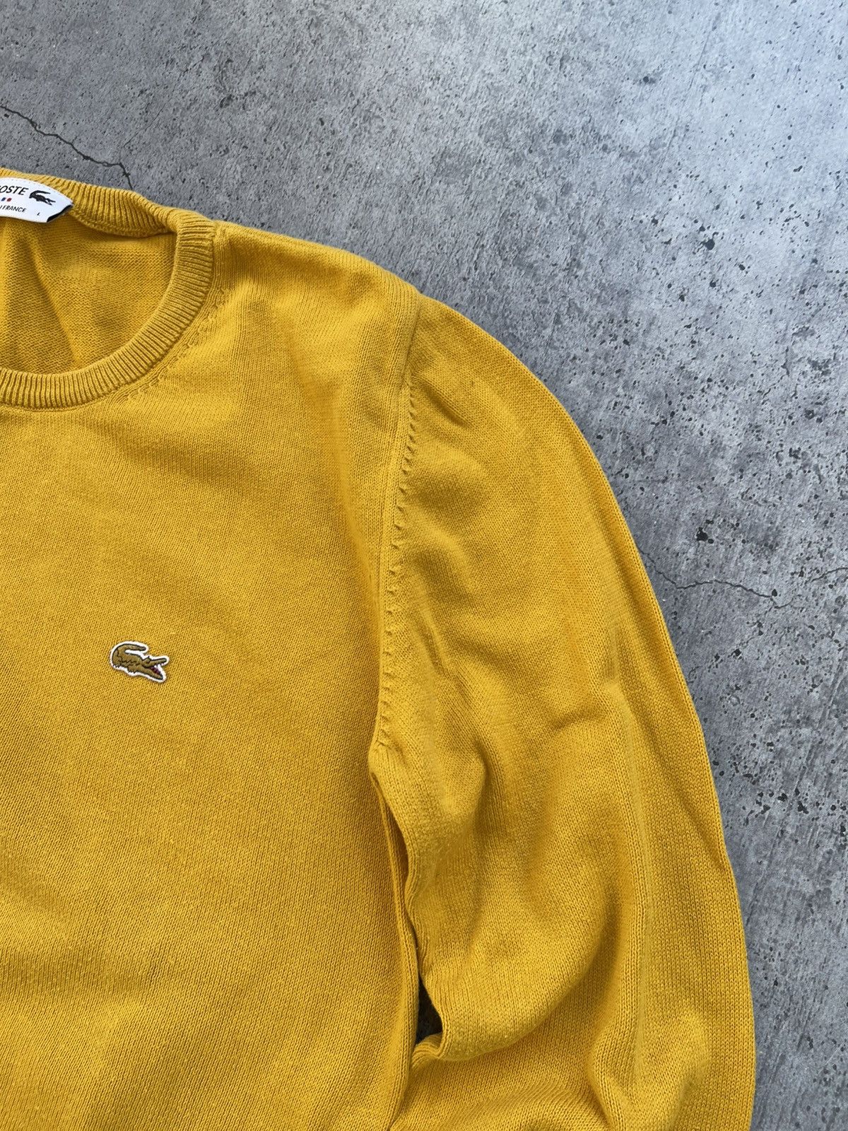 Lacoste × Vintage Lacoste vintage sweater striped long sleeve sweatshirt Size US L / EU 52-54 / 3 - 5 Thumbnail