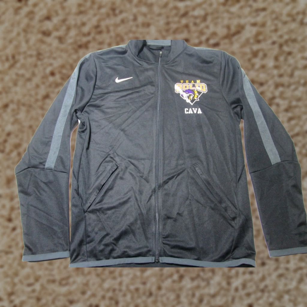 Nike Nike Mens Size S Track Jacket Black Team Solid Cava Active Outerwear Size US S / EU 44-46 / 1 - 1 Thumbnail