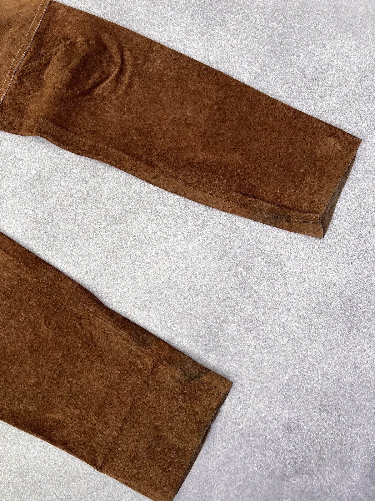 Designer × Moschino × Vintage Vintage Moschino Leather Women’s Rare Pants Cowboy Style Size 30" / US 8 / IT 44 - 6 Thumbnail