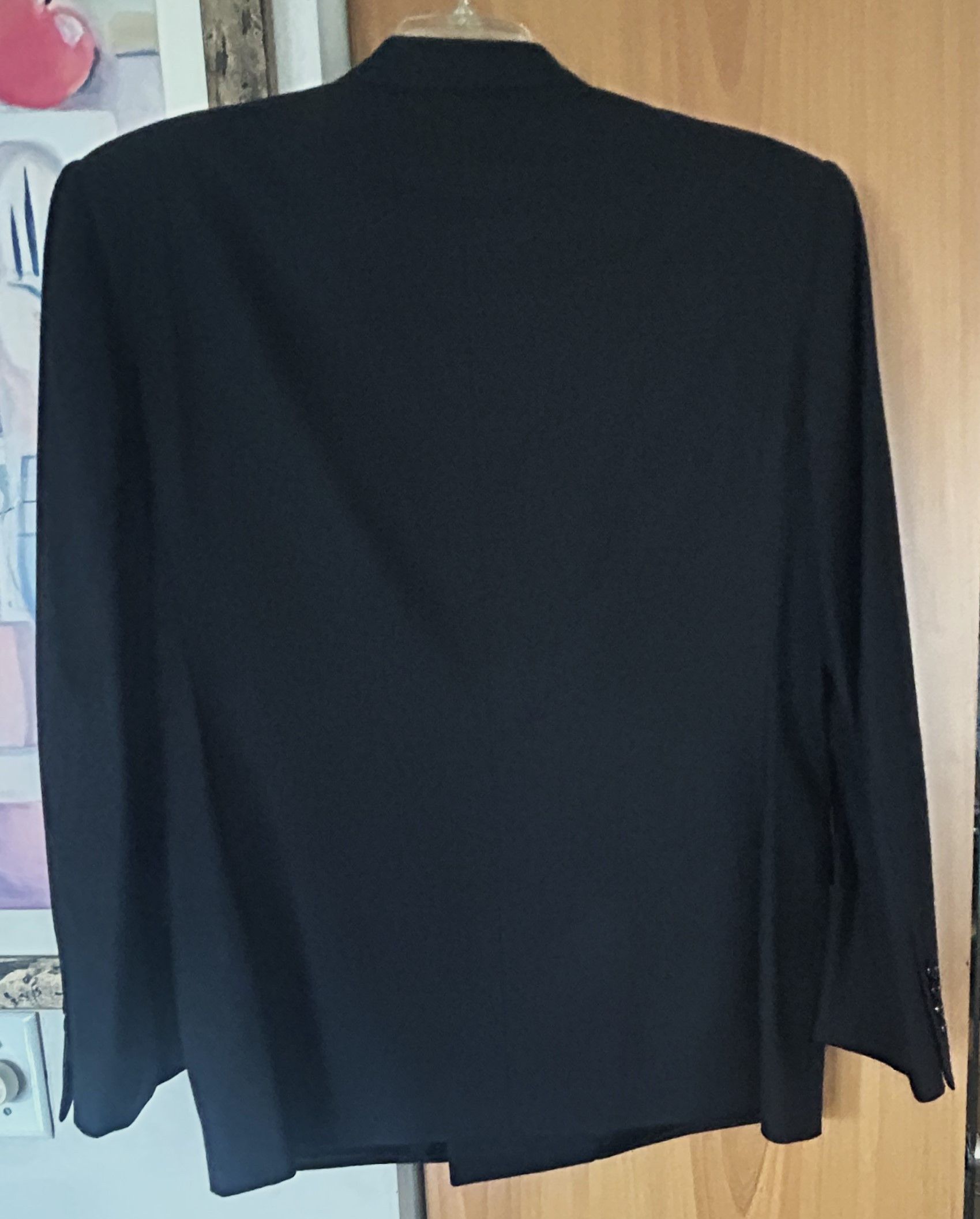 Ralph Lauren Black Label Ralph Lauren Black Label DB Blazer Black 44R Italy Wool Size 42R - 3 Thumbnail