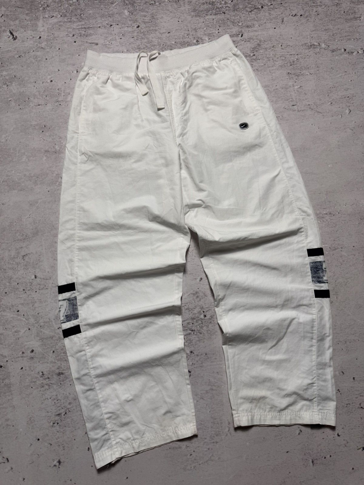 Nike × Vintage NIKE VINTAGE BASIC LOGO OVERSIZE BAGGY PANTS Size US 32 / EU 48 - 2 Thumbnail