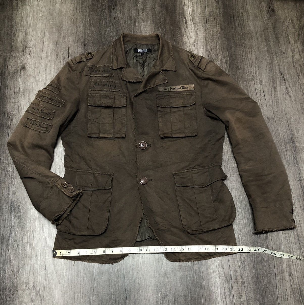 In The Attic × Vintage In The Attic Punk Jacket Japanese Brand Size 40L - 1 Thumbnail