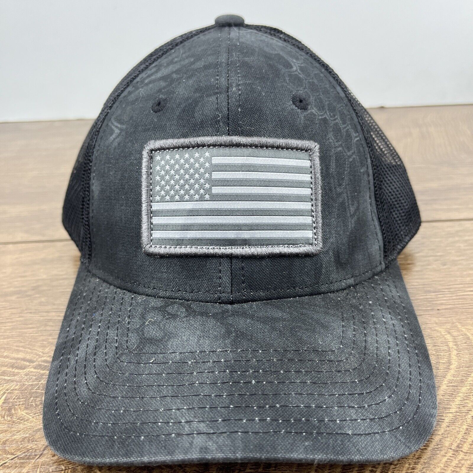 Other USA Flag Snapback Hat American Flag Gray Hat Adjustable Adul Size ONE SIZE - 4 Thumbnail