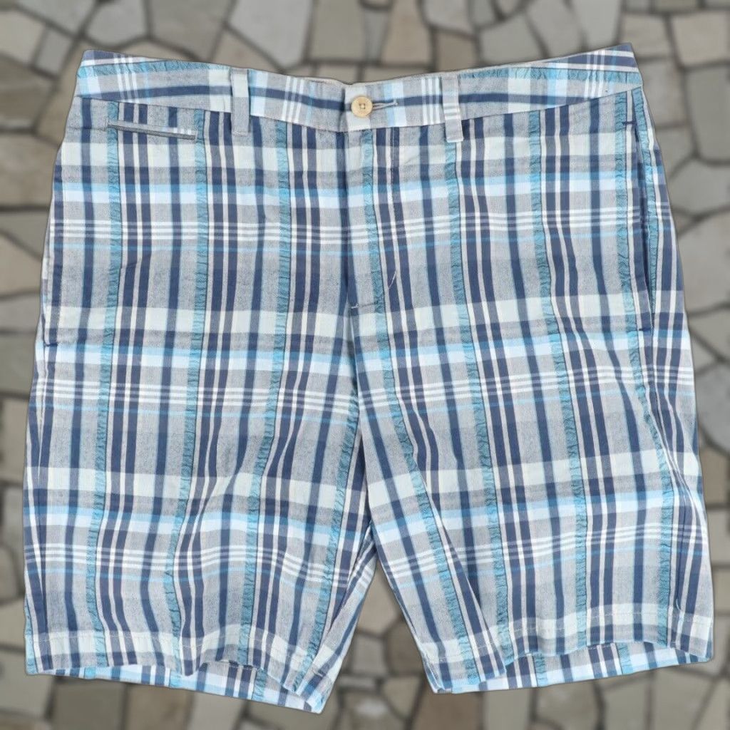 Tommy Bahama Tommy Bahama Cotton Twill Chino Shorts Multi-Colored Plaid Men's 34 Size US 34 / EU 50 - 1 Thumbnail