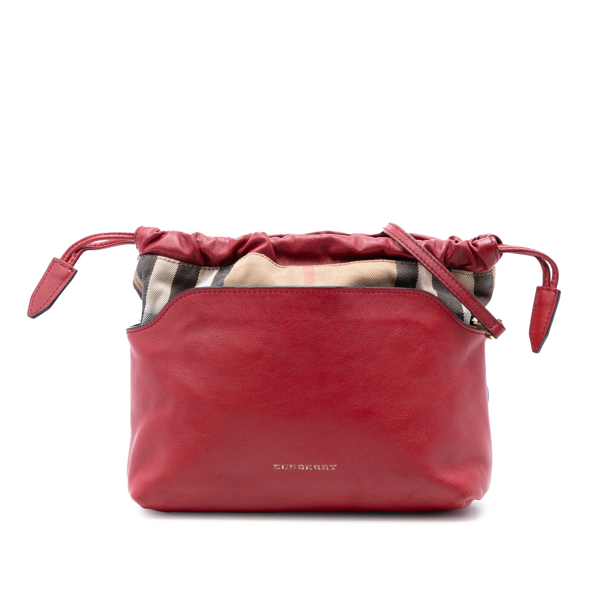 Burberry Burberry House Check Canvas and Calfskin Little Crush Crossbody Size ONE SIZE - 1 Thumbnail