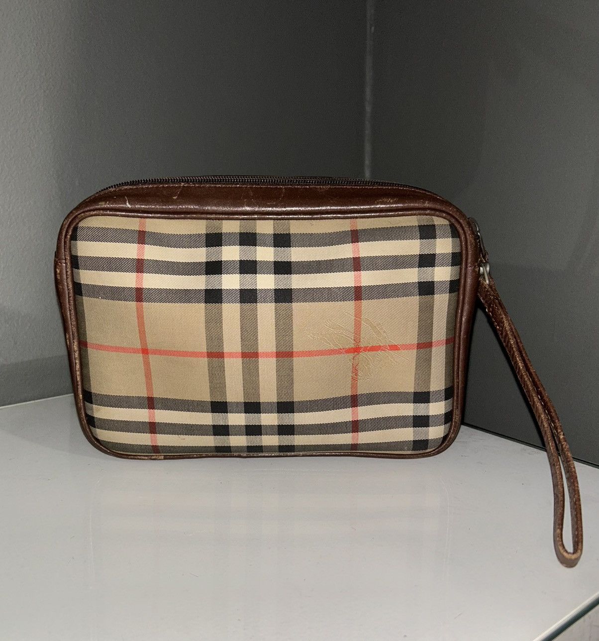 Burberry Vintage Burberry Nova Check Clutch Bag Wristlet Size ONE SIZE - 10 Thumbnail