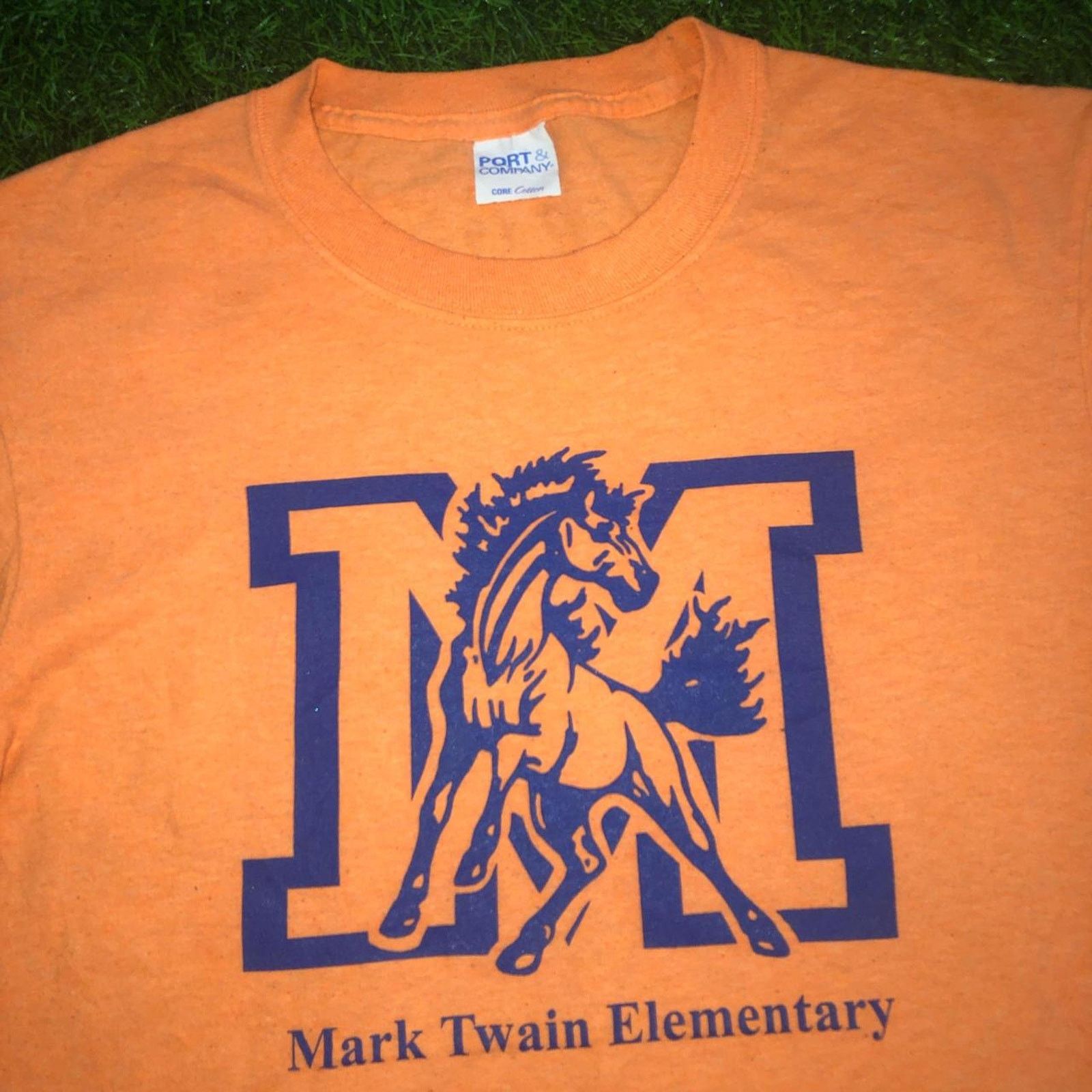 Other Orange Mark Twain Elementary Graphic Tee Size US XS / EU 42 / 0 - 3 Thumbnail